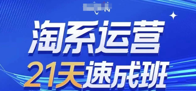 淘系运营21天速成班，0基础轻松搞定淘系运营，不做假把式，快速复制落地(更新26年8月)-LanTi云网创