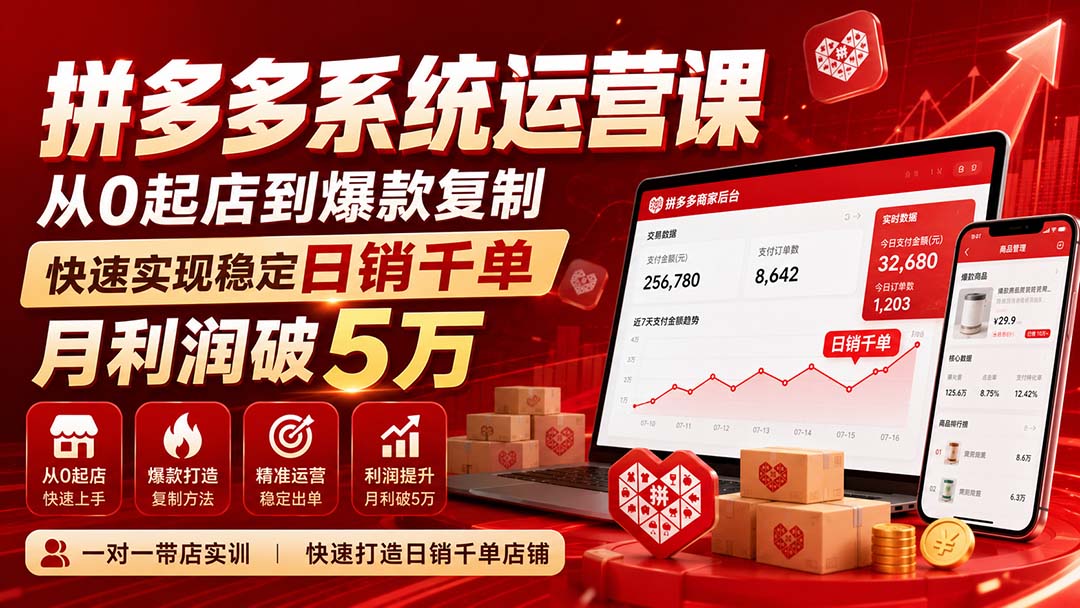 图片[1]-拼多多系统运营课(更新8月-LanTi云网创