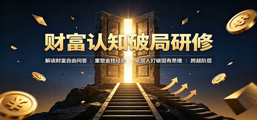 财富认知破局研修：解读”孙割”，重塑金钱观念，底层人打破固有思维跨越阶层-LanTi云网创