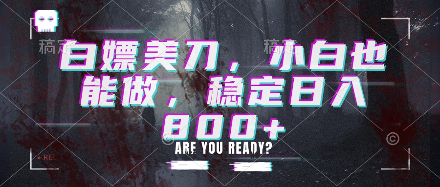 白嫖美刀，小白也能做，稳定日入800+-LanTi云网创