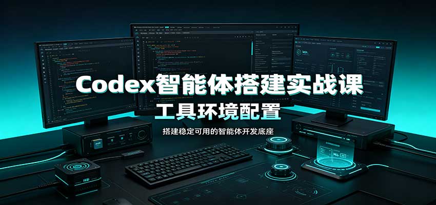 Codex智能体搭建实战课：工具环境配置，自定义技能开发，多业务自动化教学-LanTi云网创