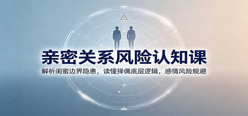 亲密关系风险认知课：解析闺蜜边界隐患，读懂择偶底层逻辑，感情风险规避-LanTi云网创