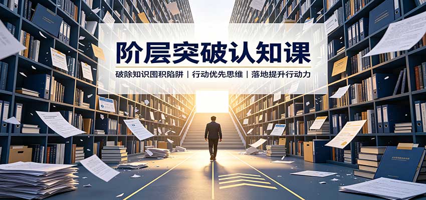 阶层突破认知课：破除知识囤积陷阱，行动优先思维，落地提升行动力-LanTi云网创