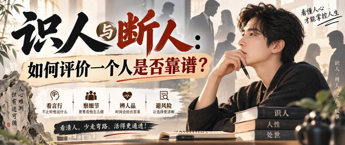 付费文章：识人与断人：如何评价一个人是否靠谱？-LanTi云网创