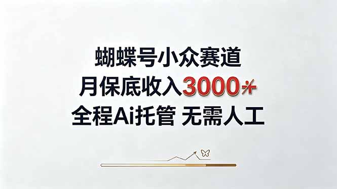 视频号小众领域，月收入3000+， 全程Ai托管操作  新人2天学会！-LanTi云网创