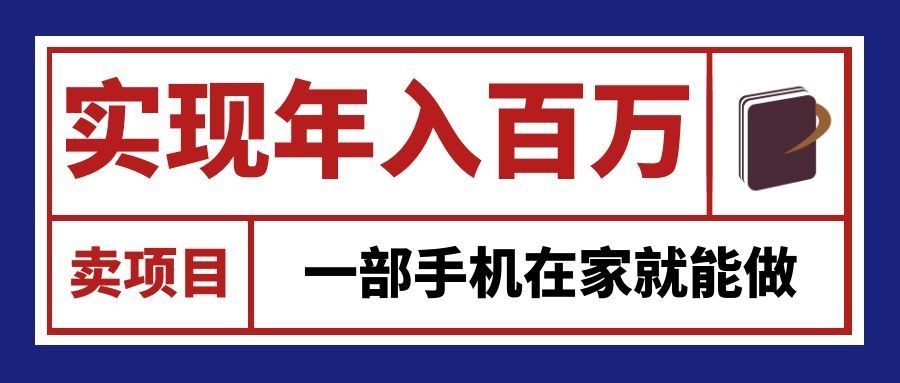 通过网创平台“卖项目”实现年入百万，一部手机在家就能做！-LanTi云网创