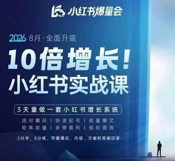 戴小胖·8月28-30号线下课视频20小时，小红书爆量会实战课，6大系统全新升级，3天重做一套小红书增长系统-LanTi云网创