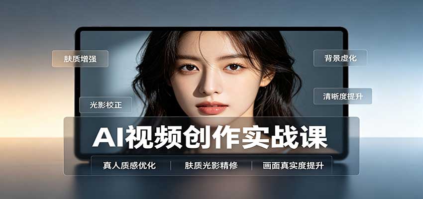 AI视频创作实战课：人物面部情绪调试，真人质感优化，提示词模板与变现方向-LanTi云网创