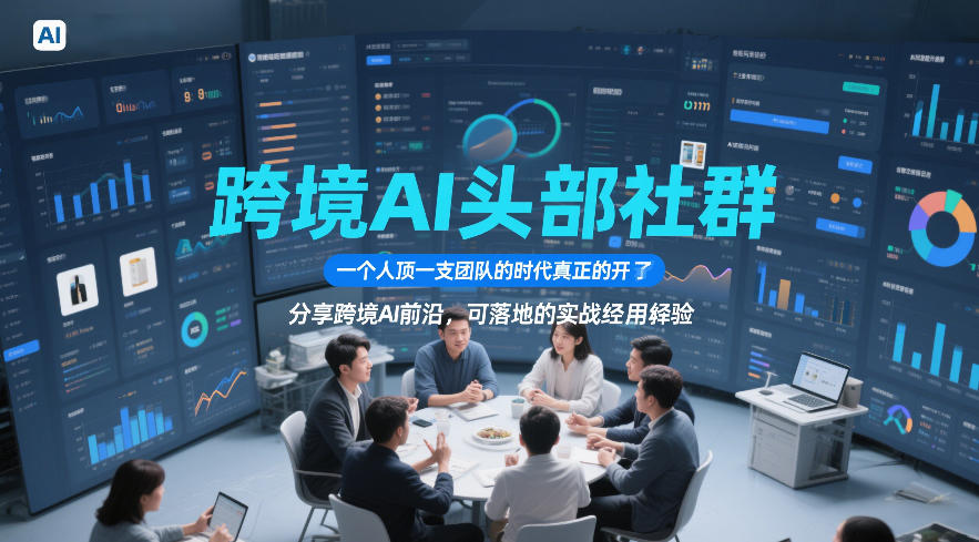 跨境AI头部社群，一个人顶一支团队的时代真正的开始了，分享跨境AI前沿，可落地的实战经验(更新09月11日)-LanTi云网创