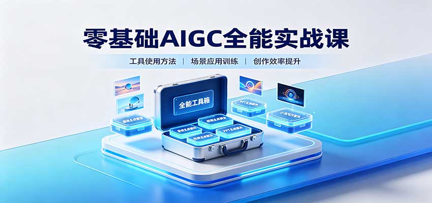 零基础AIGC全能实战课：覆盖绘画、影音、PPT、小说多场景AI创作-LanTi云网创