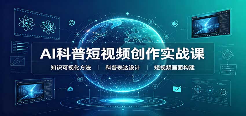 AI科普短视频创作实战课：配套要点文档，文案与视频提示词模板教学-LanTi云网创