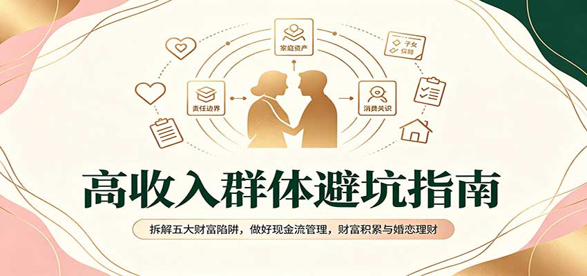 高收入群体避坑指南：拆解五大财富陷阱，做好现金流管理，财富积累与婚恋理财-LanTi云网创