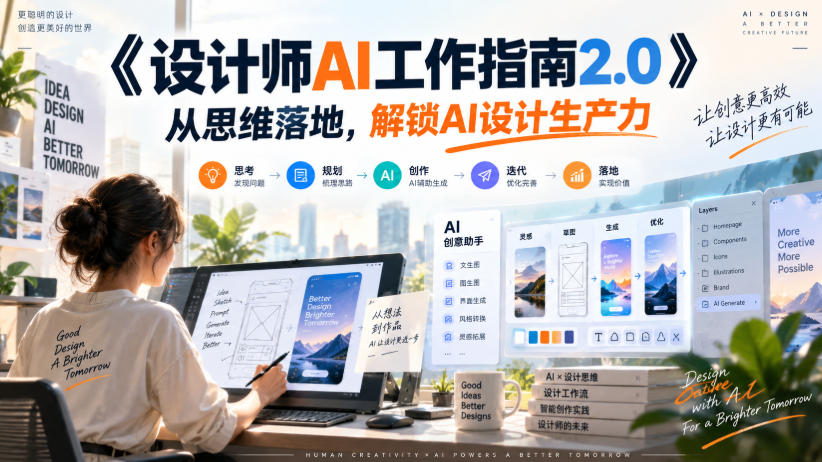 《设计师AI工作指南2.0》从思维落地-无水印，解锁AI设计生产力-LanTi云网创