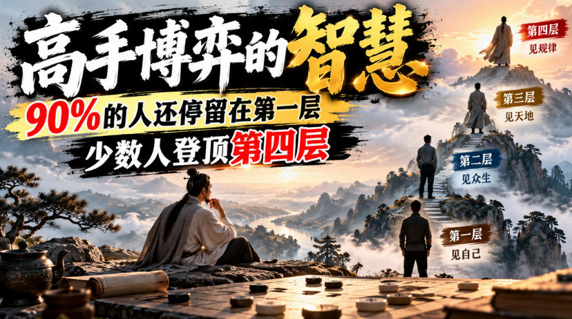 付费文章：高手博弈的智慧，90%的人还停留在第一层，少数人登顶第四层-LanTi云网创
