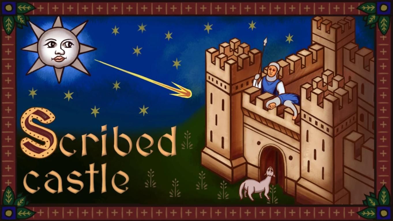 【美版】手绘城堡 Scribed castle 英语-LanTi云网创