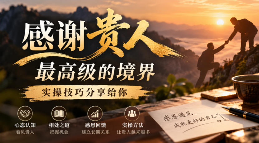 某公众号付费文章：感谢贵人最高级的境界，实操技巧分享给你-LanTi云网创