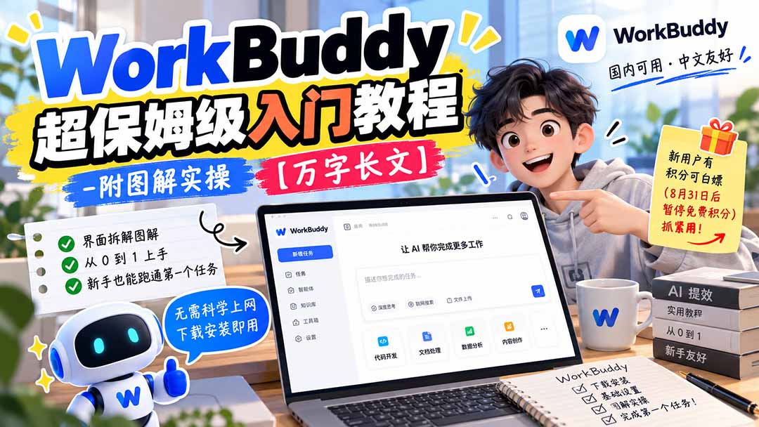 WorkBuddy 超保姆级入门教程-附图解实操 【万字长文】-LanTi云网创