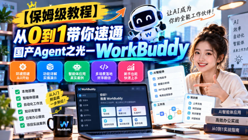 【保姆级教程】从0到1带你速通国产Agent之光—WorkBuddy【文档】-LanTi云网创