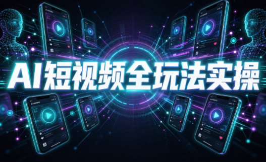 AI短视频全玩法实操(剪辑+带货+数字人+漫剧+短剧)-LanTi云网创