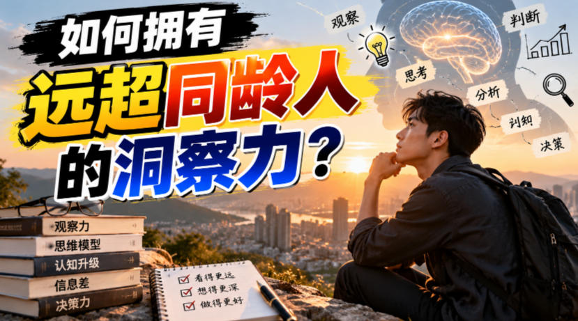 付费文章：如何拥有远超同龄人的洞察力？-LanTi云网创