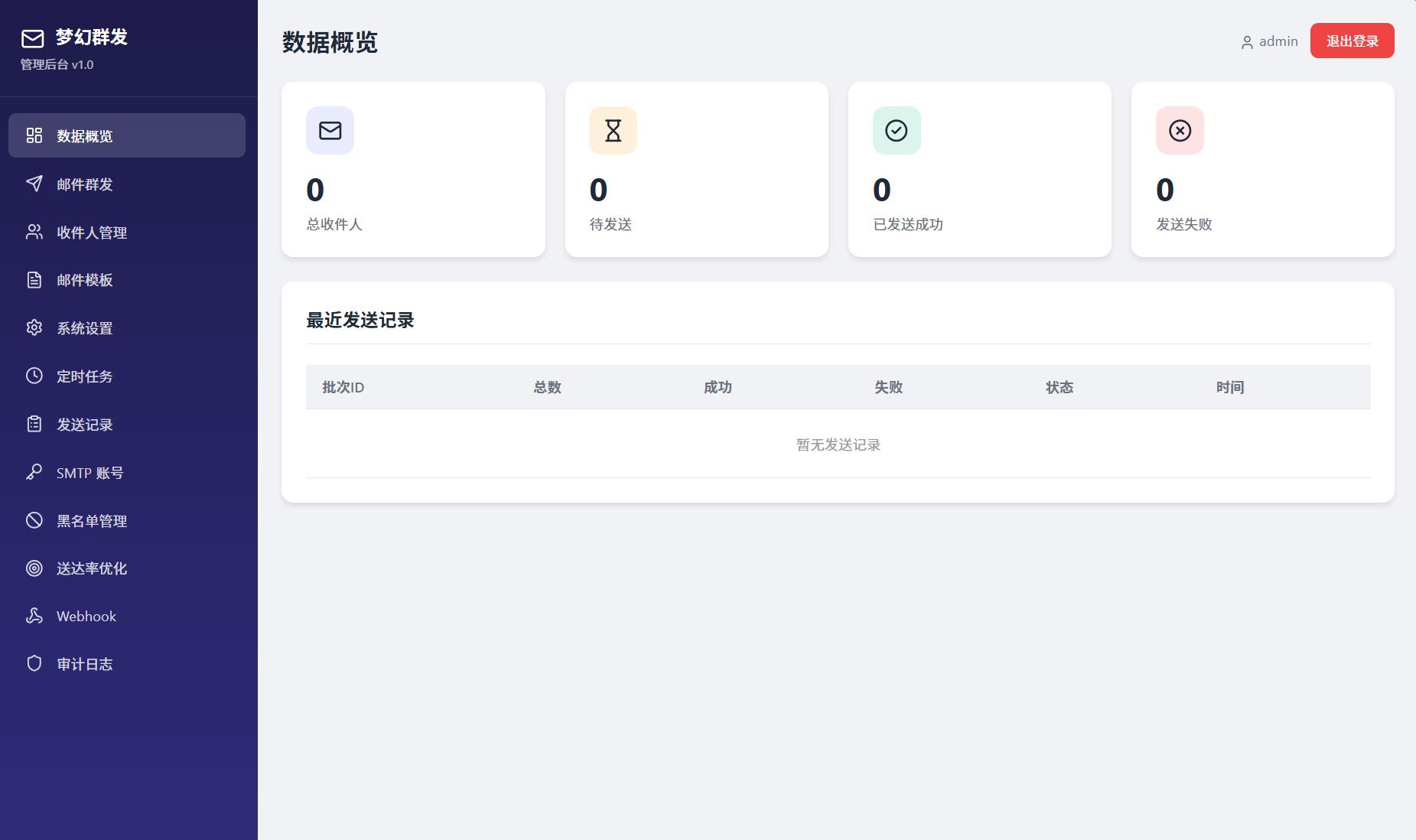 最新梦幻邮件群发系统1.0定时邮件-LanTi云网创
