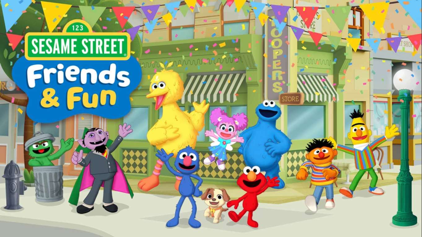 【美版】芝麻街：朋友与欢乐 Sesame Street: Friends & Fun 中文-LanTi云网创