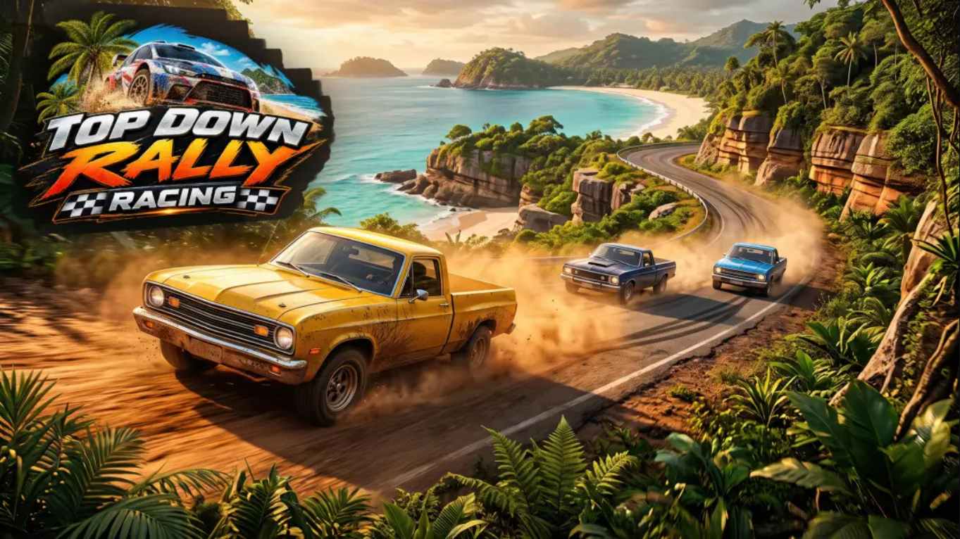 【美版】俯视拉力赛车 Top Down Rally Racing 英语-LanTi云网创