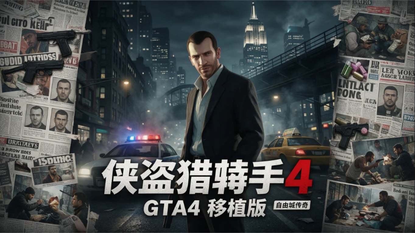 【移植游戏】侠盗猎车手4 GTA4 中文汉化版 移植游戏-LanTi云网创