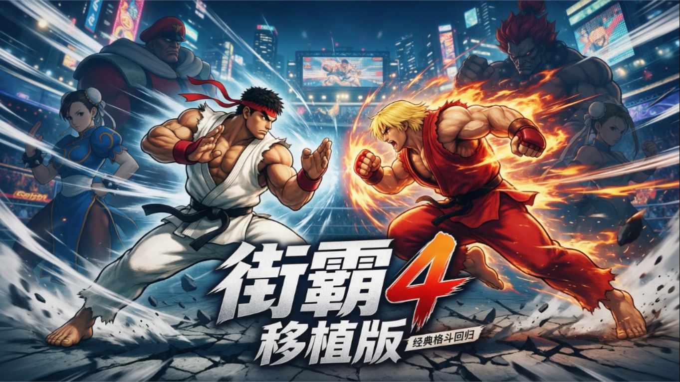 【移植游戏】终极街头霸王4【xbox360移植版】 移植游戏-LanTi云网创